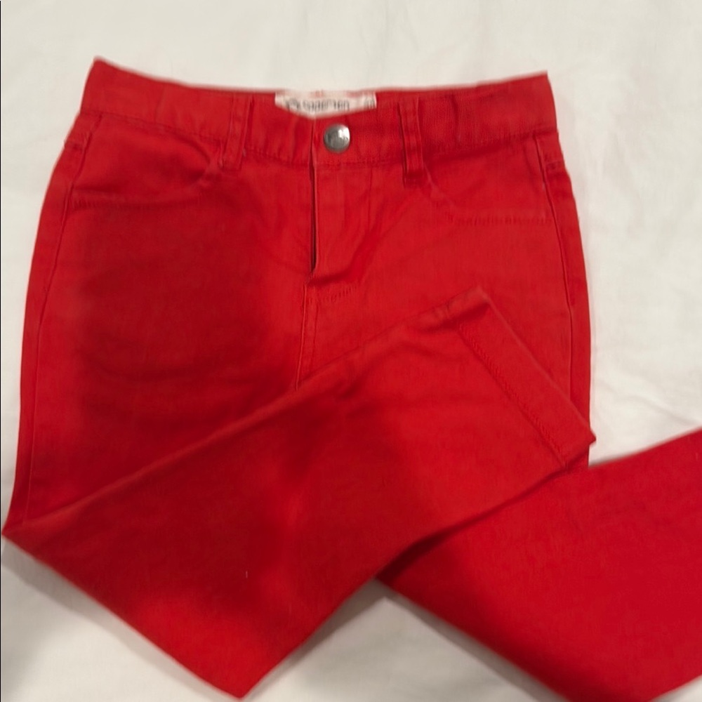 Appaman Red Jeans with Slim Fit and Full Length